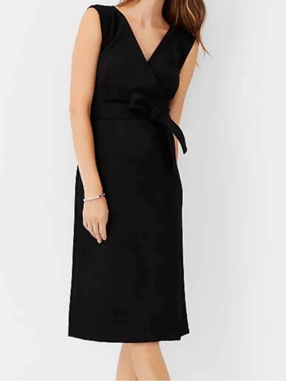 Ann Taylor Faux Suede Midi Dress